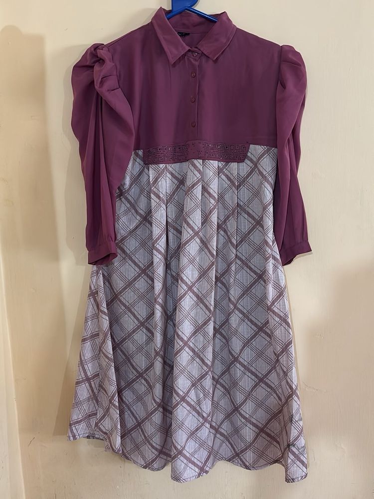 Vintage Plaid Dress