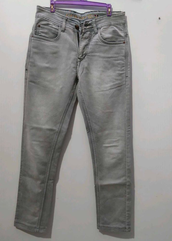 Gray Denim Jeans
