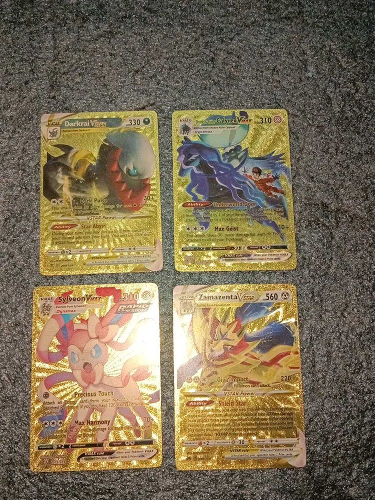 Pokemon Gold Cards