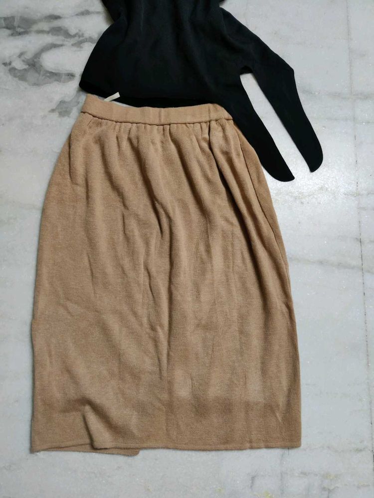 Beige Skirt
