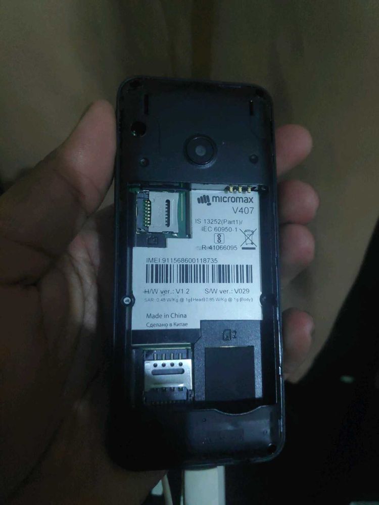 Android 4g Keypad Micromax V407 Mobile Phone