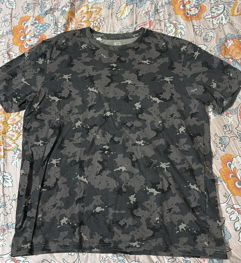 Camouflage Print T-Shirt