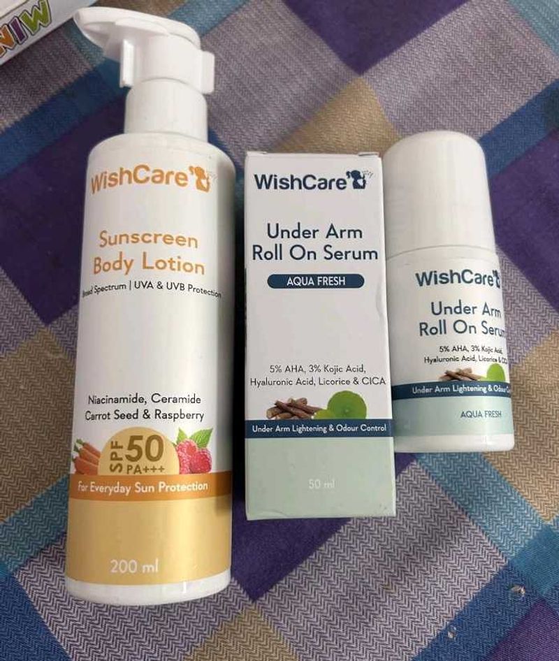 Wishcare Sunscreen And Underarm Roll on
