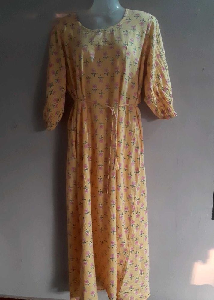 Pure Cotton Maxi Dress