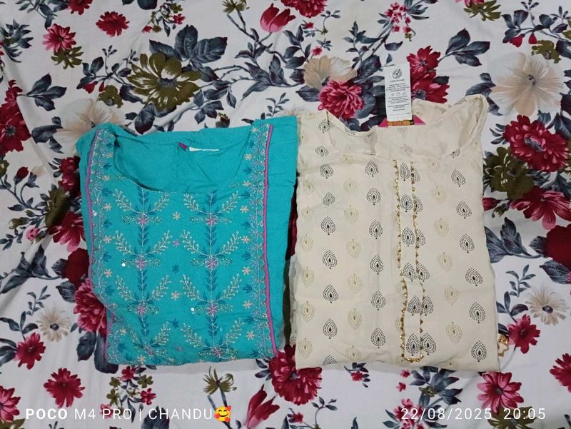 Elegant Women&#39;s Kurtas - Set of 2