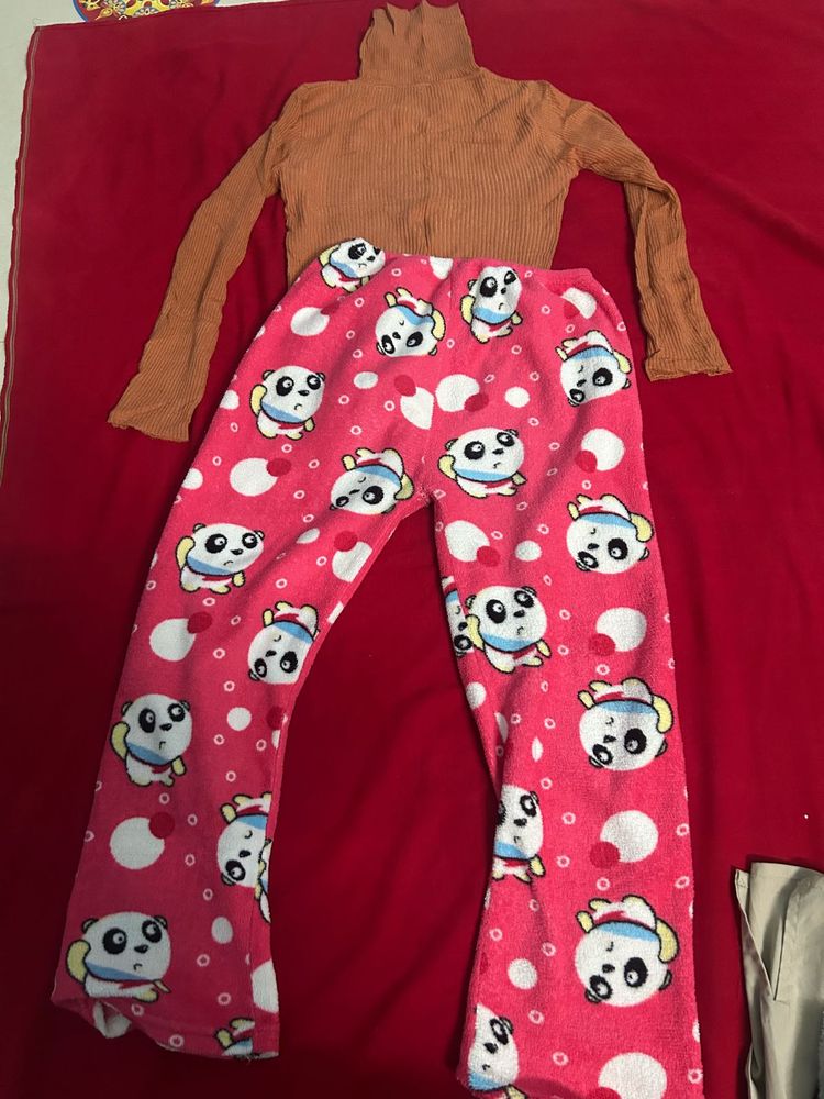 Cute Panda Print  Set