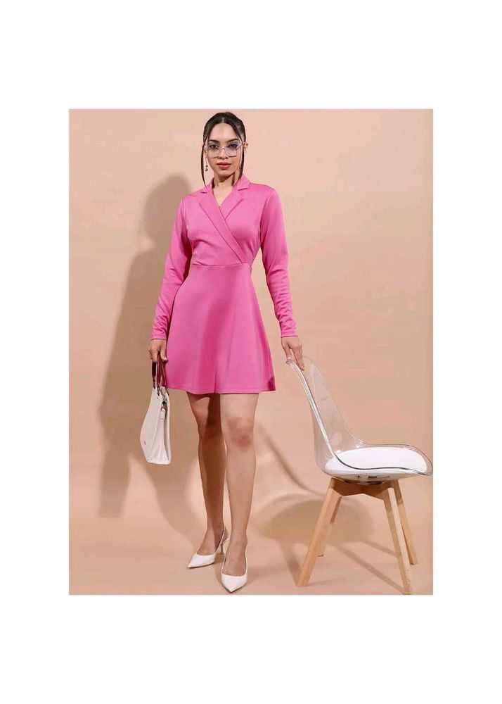 Pink Blazer Dress