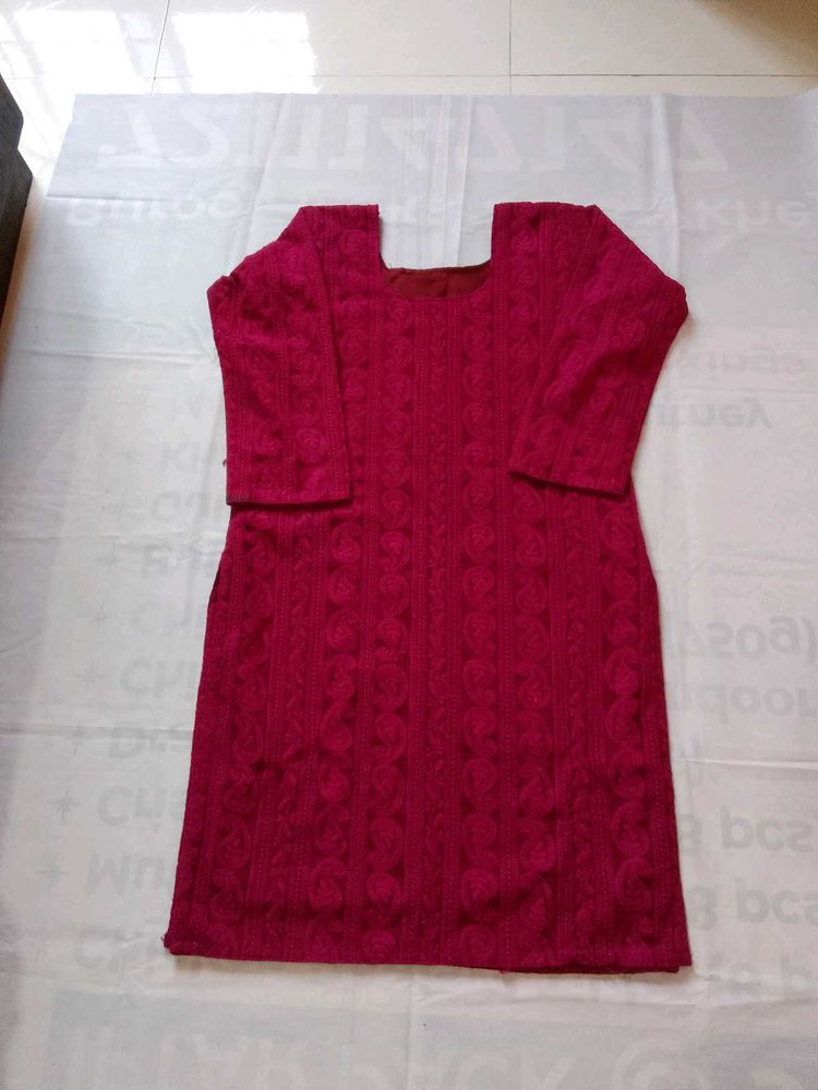 New Chikankari Kurti