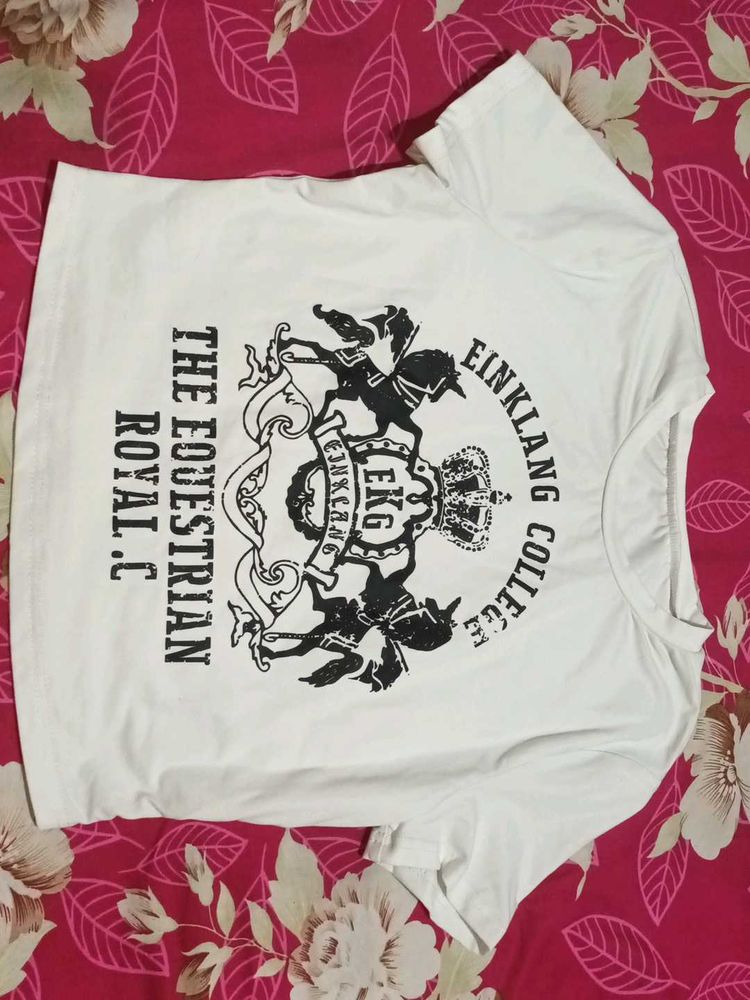 printed pullover T-shirt