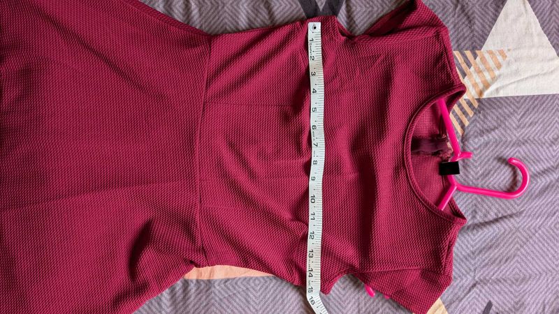 Maroon Dress