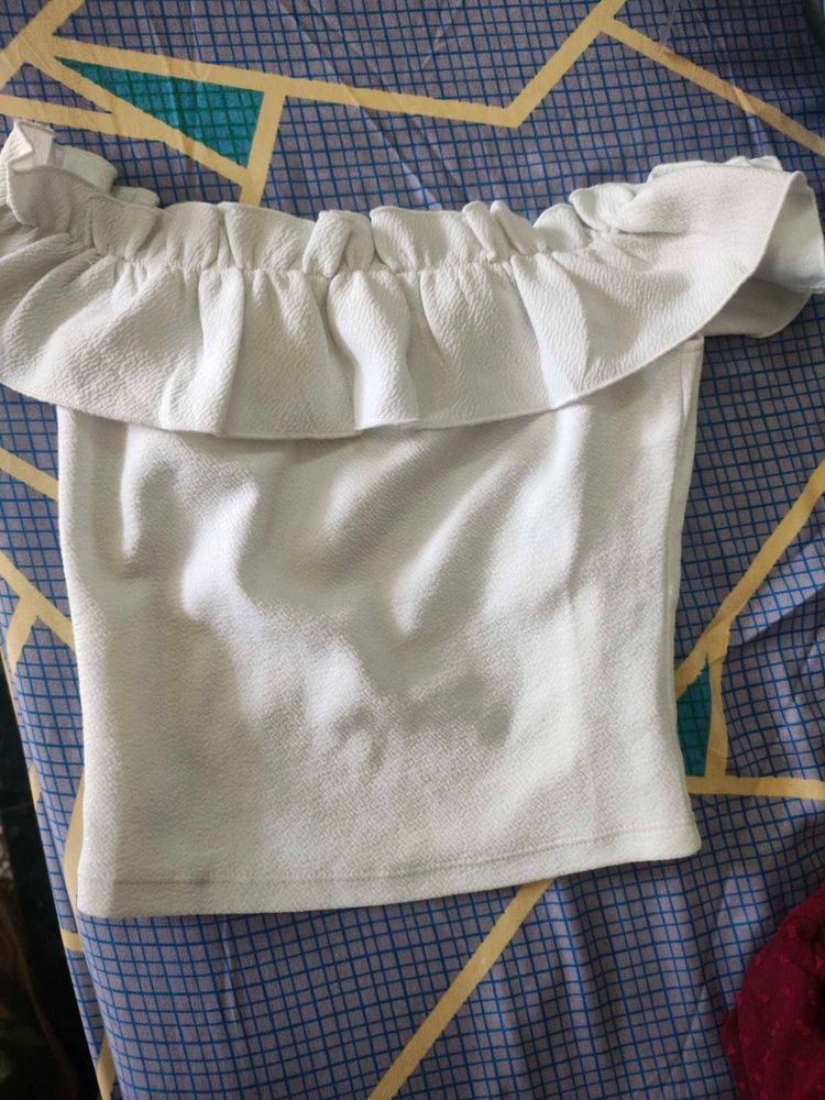 Women Cute Offshoulder Top