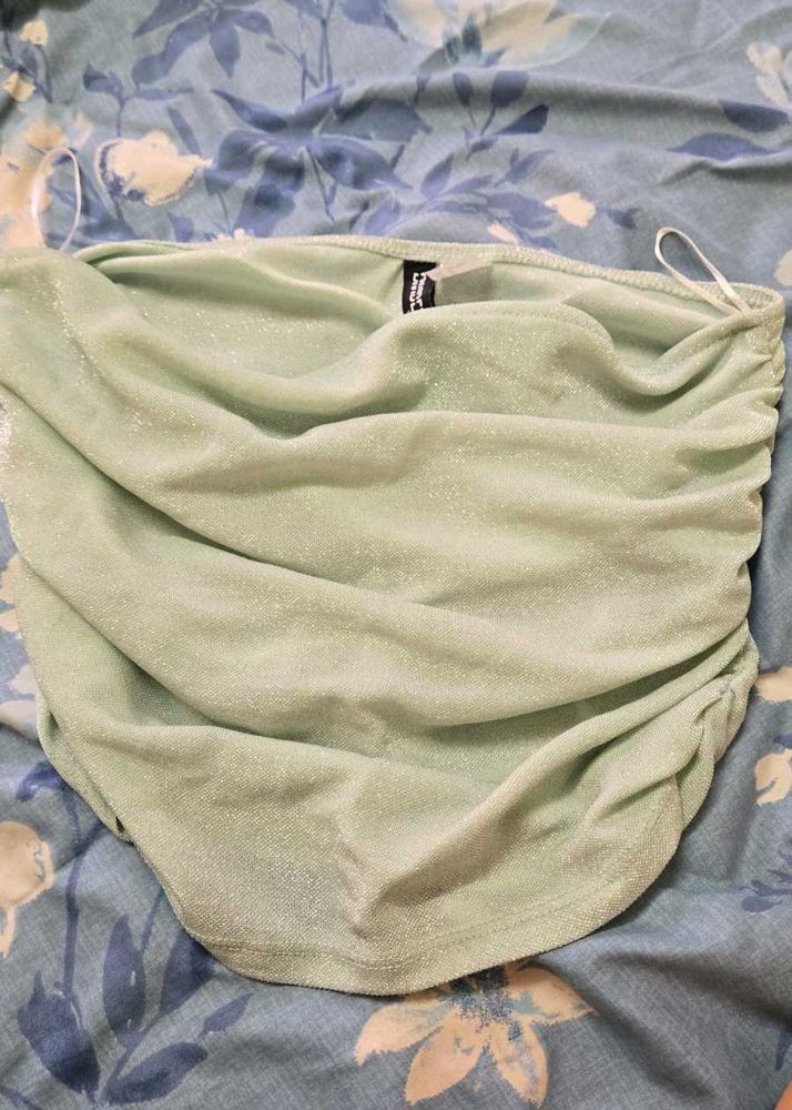 H&amp;M Green Tube Top