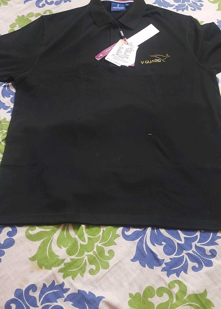V-Guard Black Polo Shirt