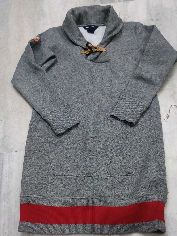 Ralph Lauren Gray Sweater Dress