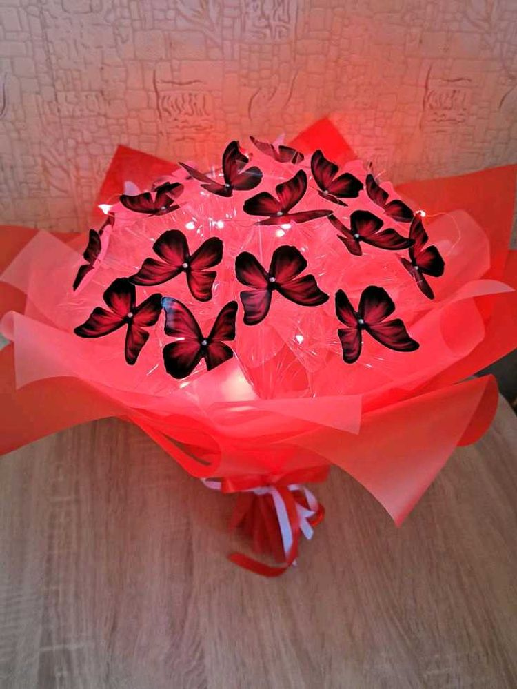 New Butterfly Bouquet With Fairy Lights ⚡🦋