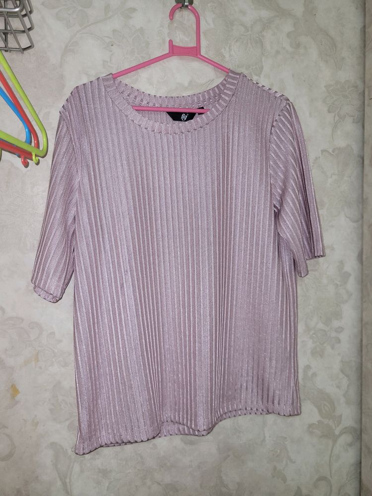 Champagne Pink Shimmery Top