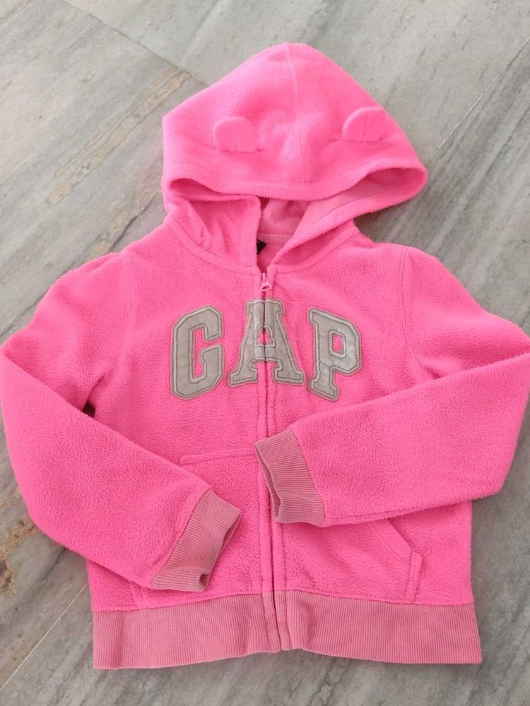 GAP Kids Pink Fleece Hoodie