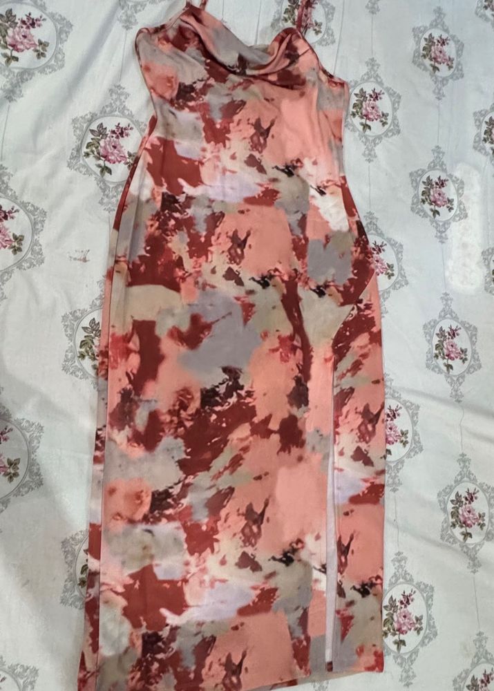 Tandul women’s dress multicolor fabric blend dres