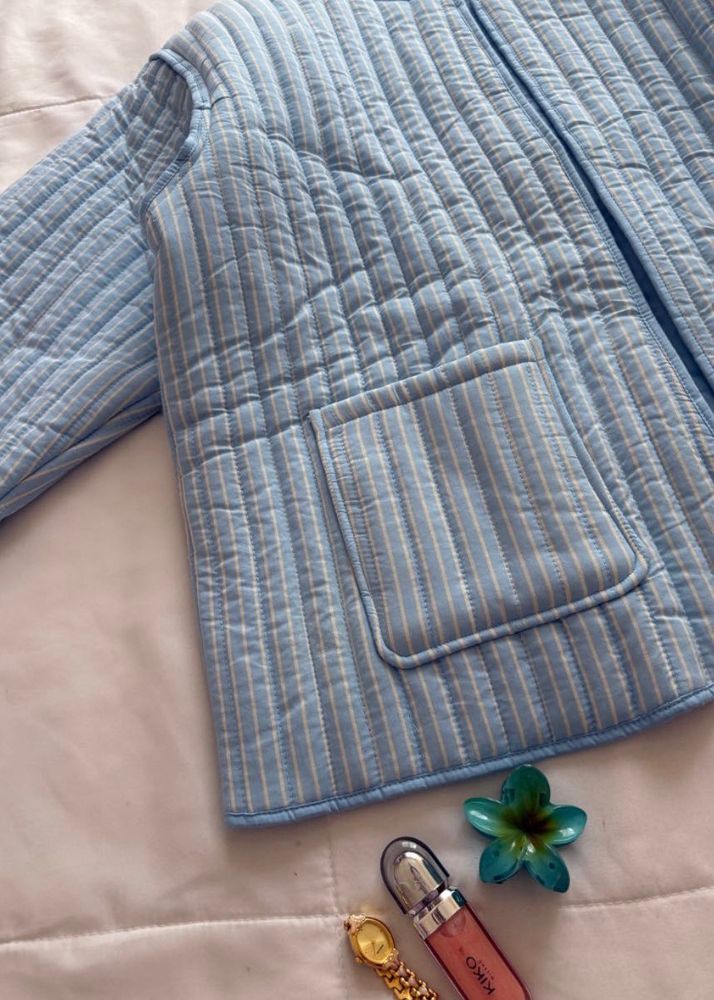 Striped Quilted Jacket