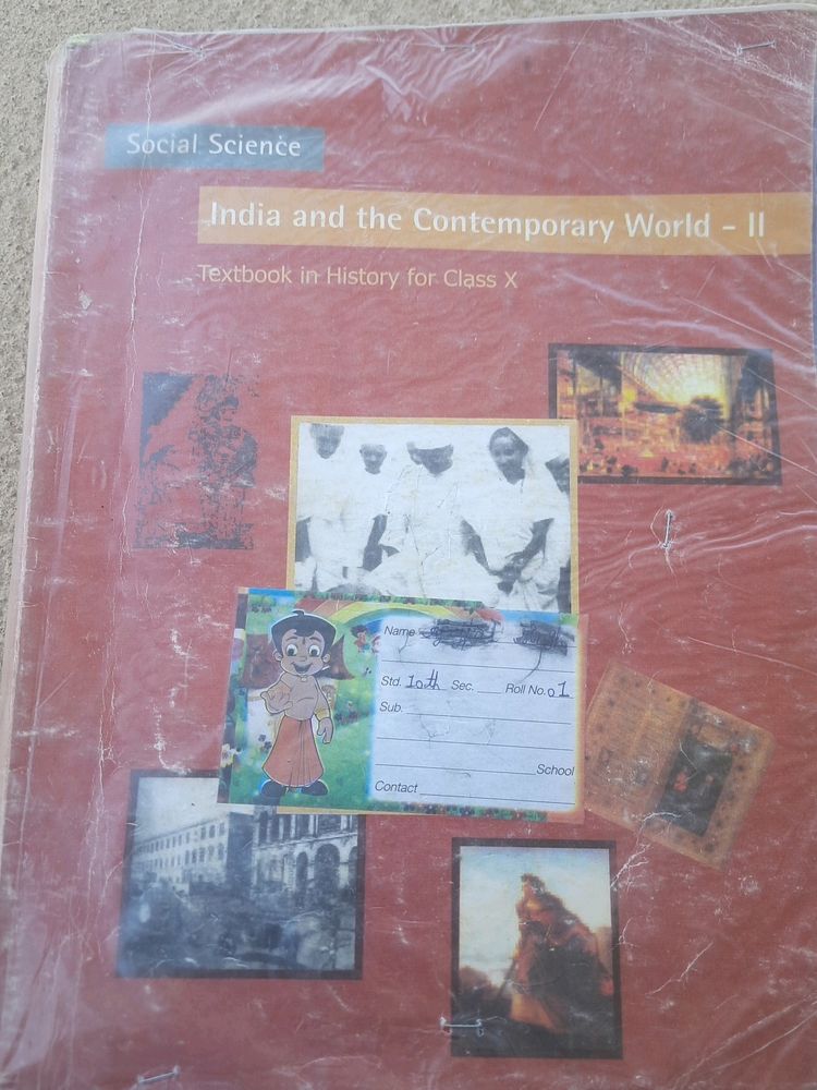 10th Class History Book Ncert 📖
