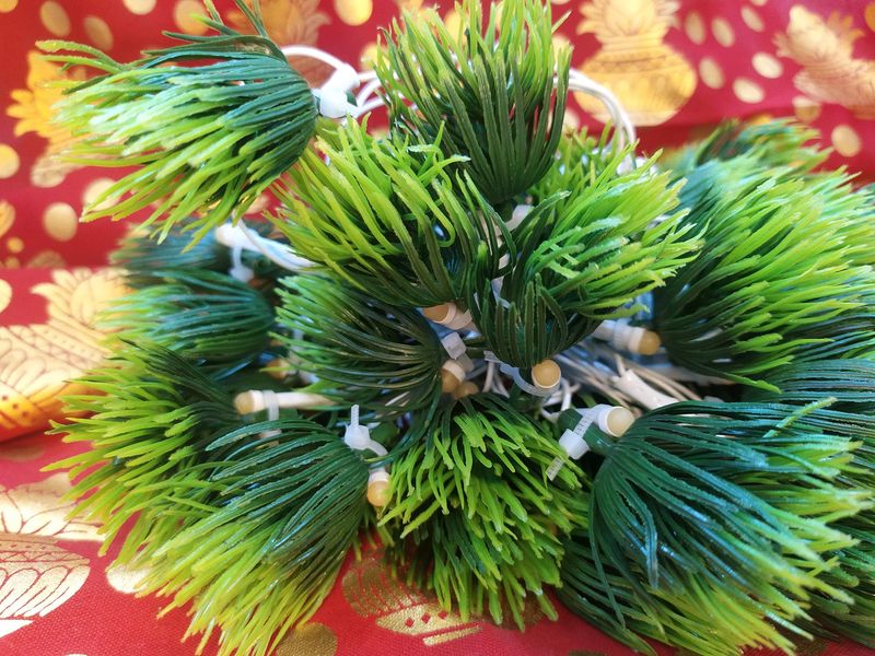 Dormen India Beautiful LEDs Green Colour Flower Fairy String 20 Mtr Lights For Indoor Festival, Christmas Party, Home Decor And Diwali Festival