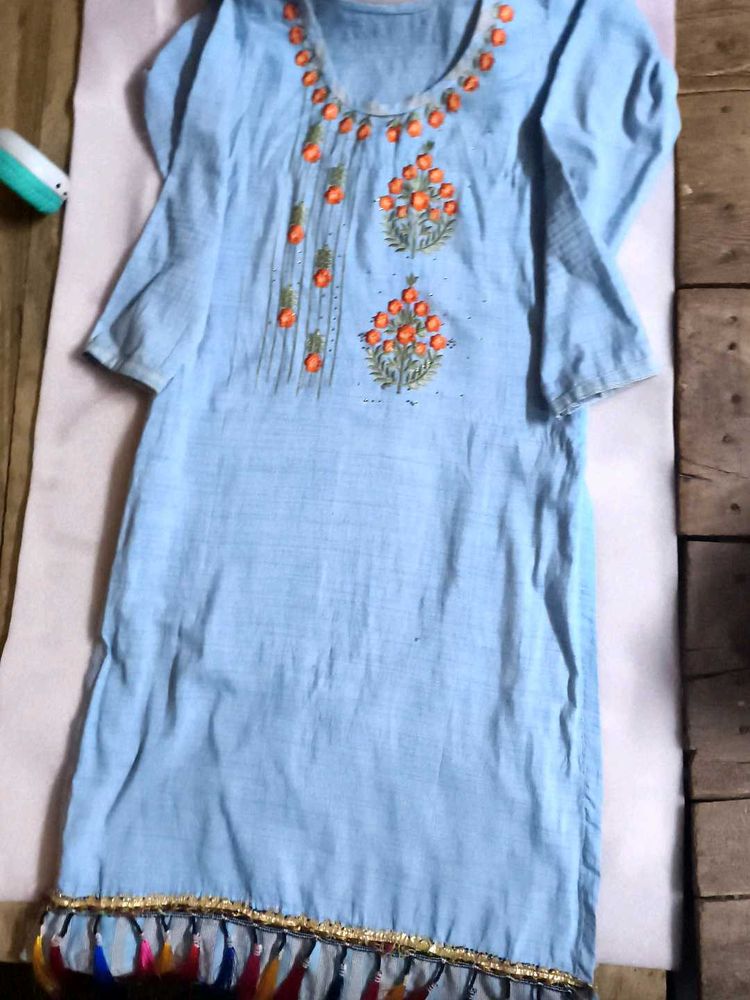 Blue  Kurti 🩵