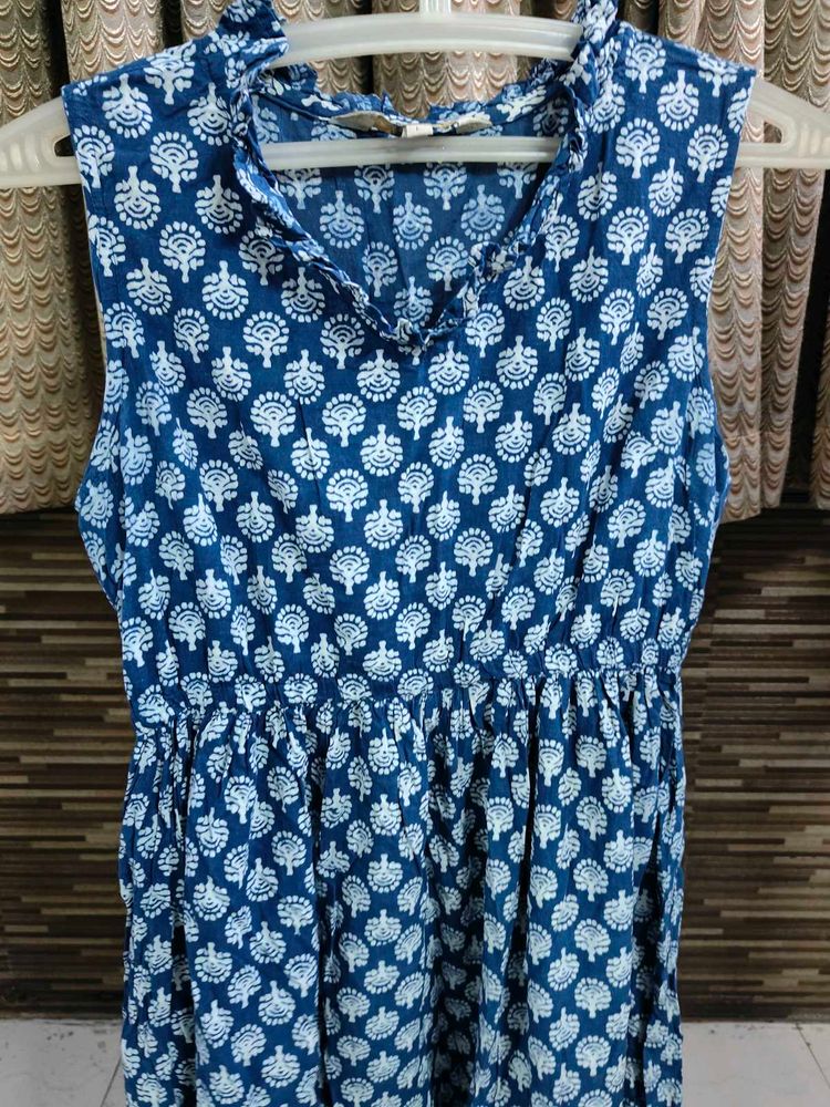 Printed Sleeveless Dress