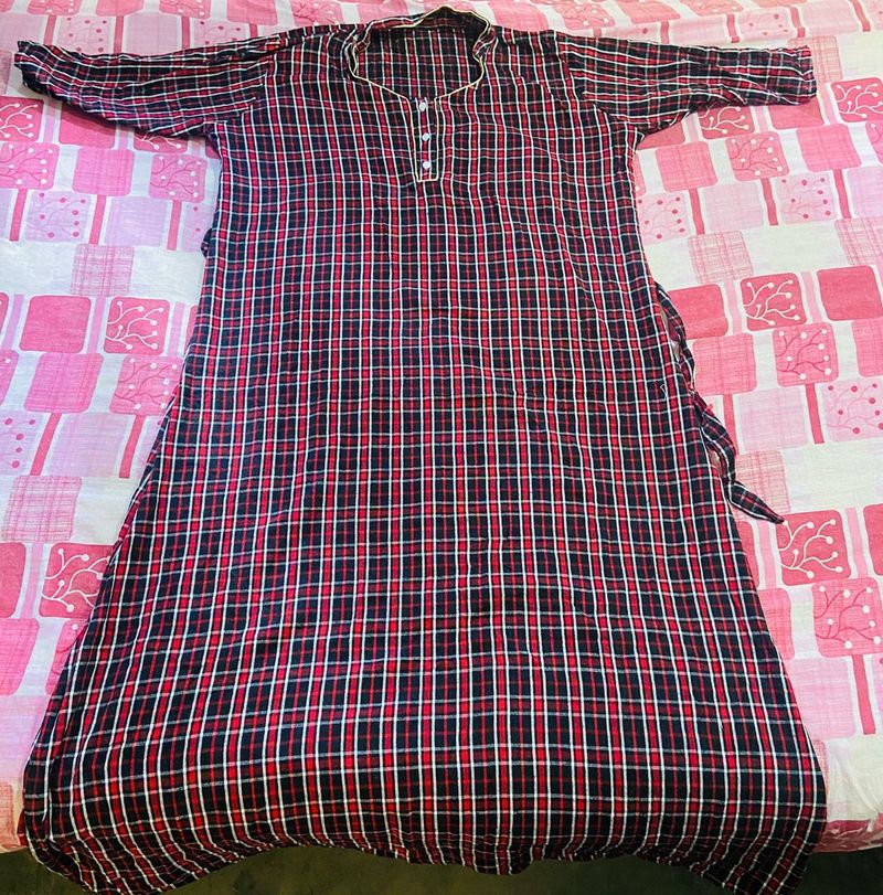 Vintage Plaid Nightgown