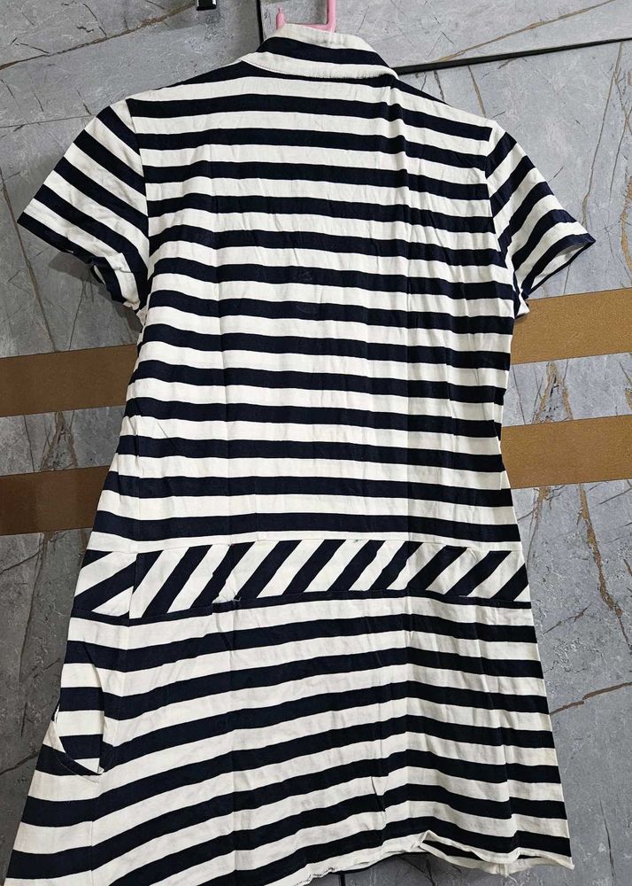 Striped Casual Dress