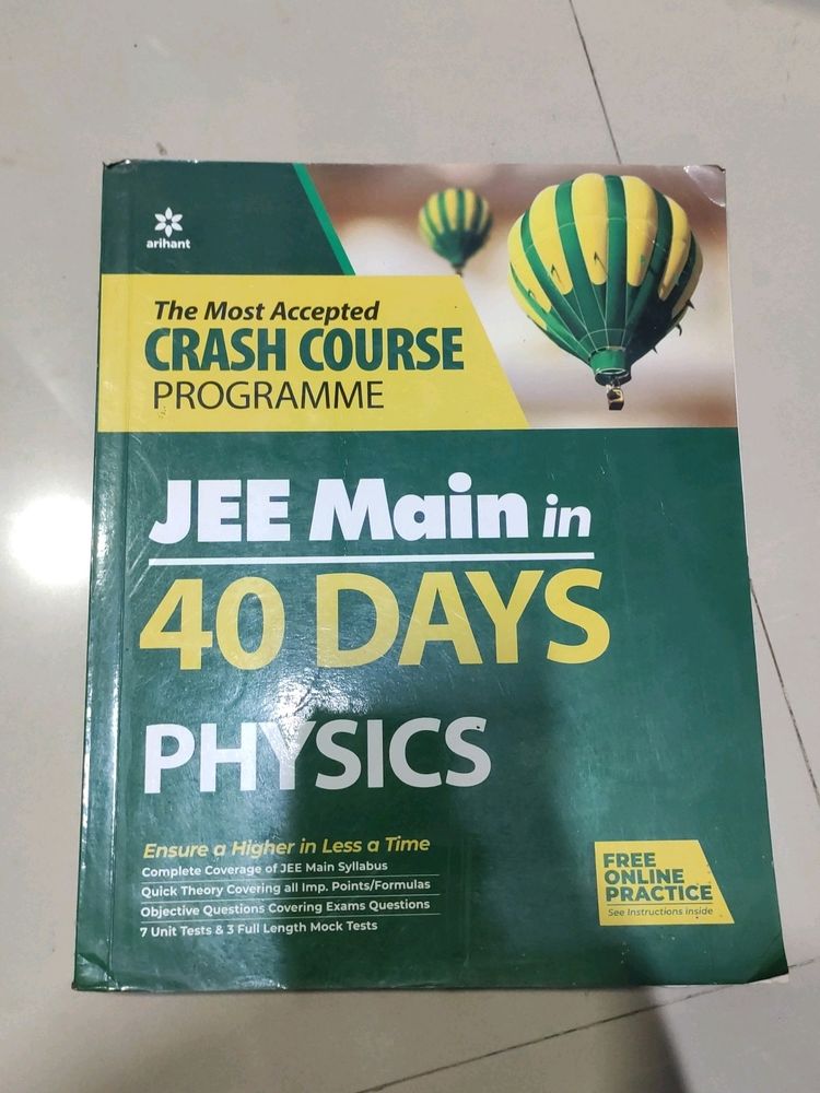 JEE Main Physics In 40 Days By Arihant