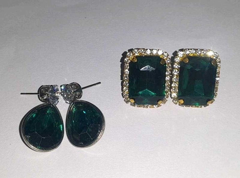 Emerald Green Earrings