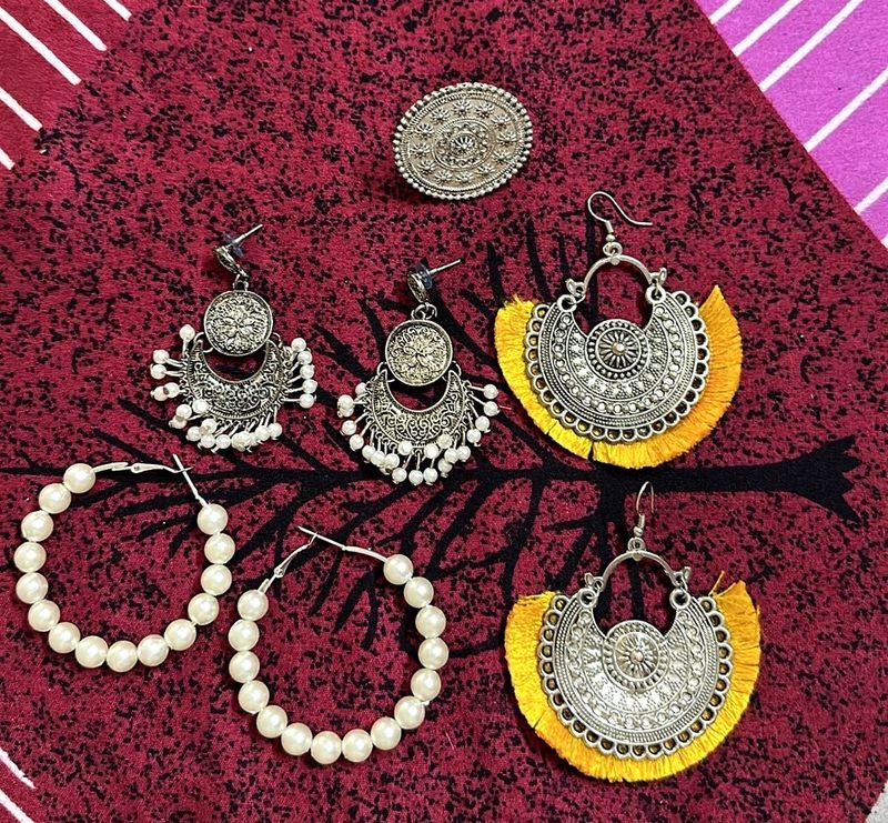 3+1 Pair Earrings