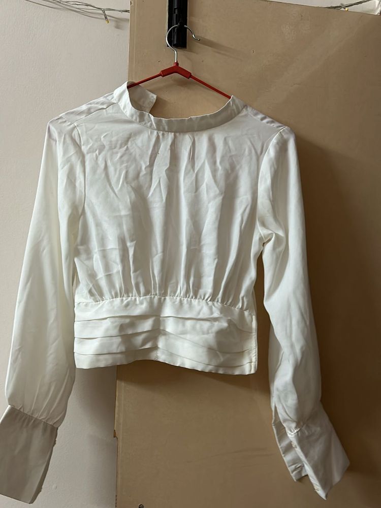 White formal Top