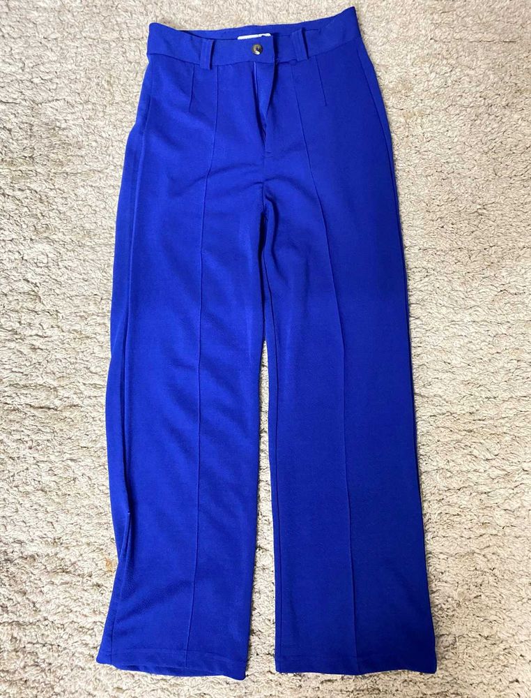 Blue Wide Leg Pants