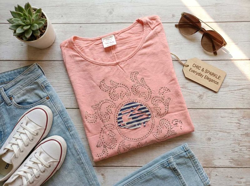 Chic &amp; Sparkle Embellished Tee