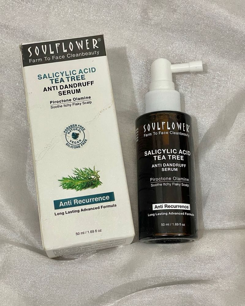 Soulflower Salicylic Acid Anti Dandruff Serum