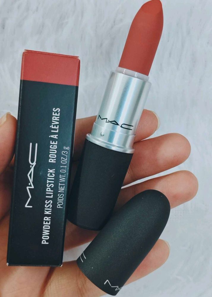Mac Powder Kiss Lipstick (Brickthrough)