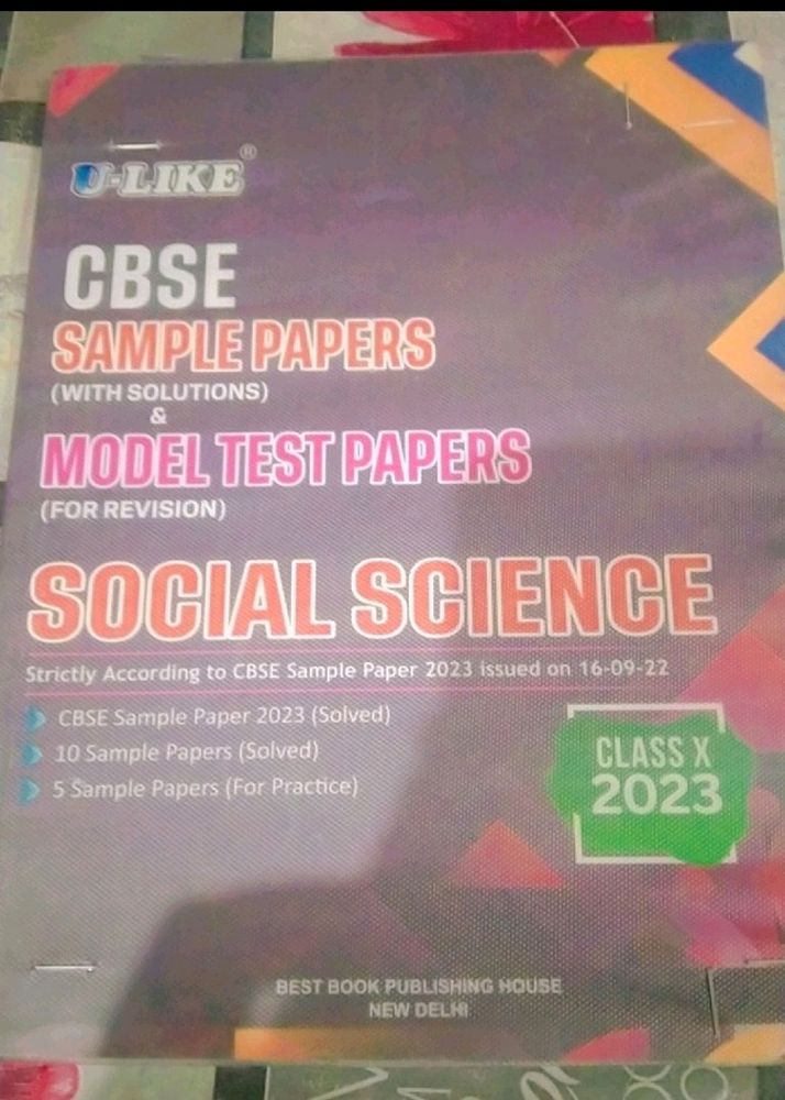 U Like Sample Paper Sst