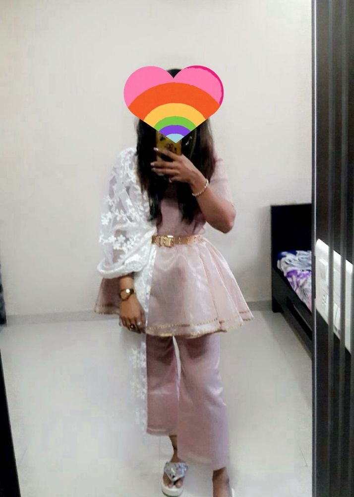 Pink Kurta Pajama Set