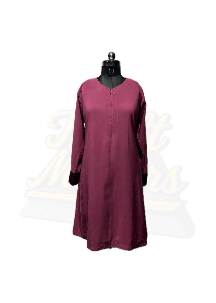 Maroon Dress