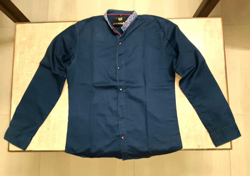 Stylish Blue Casual Shirt