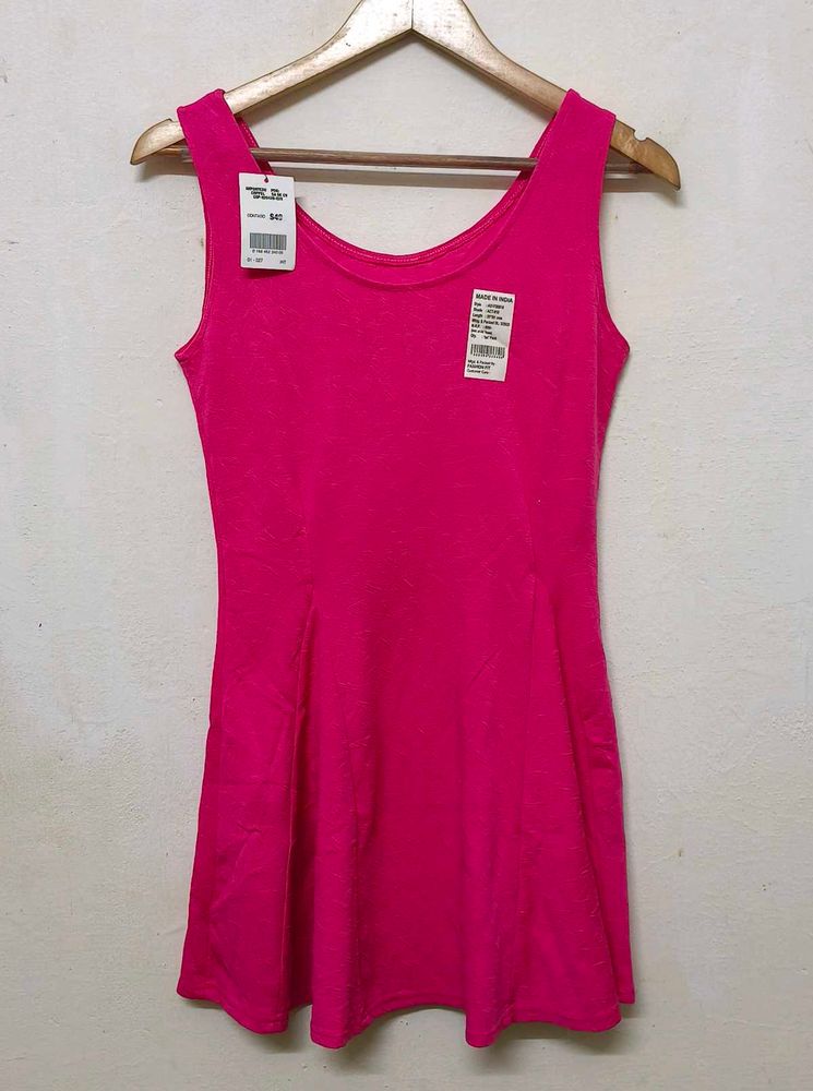 Pink Sleeveless Top For Women