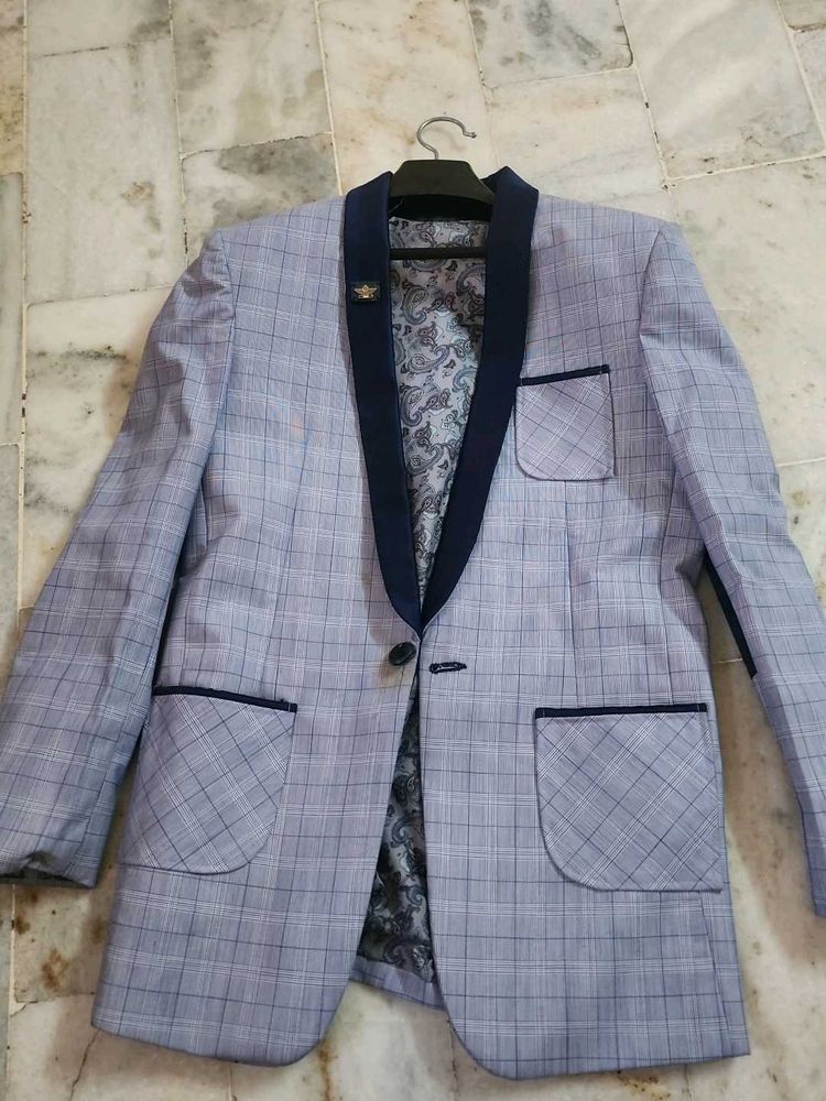 Checkered Blazer