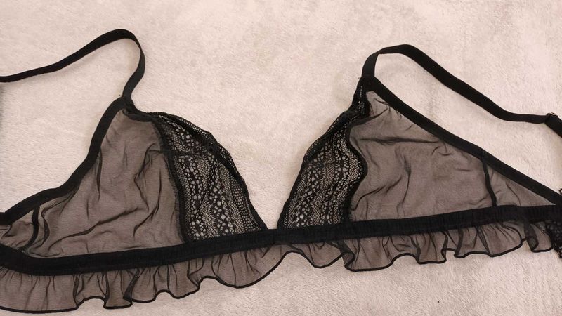 Net Transparent Bra..34D To 36AB