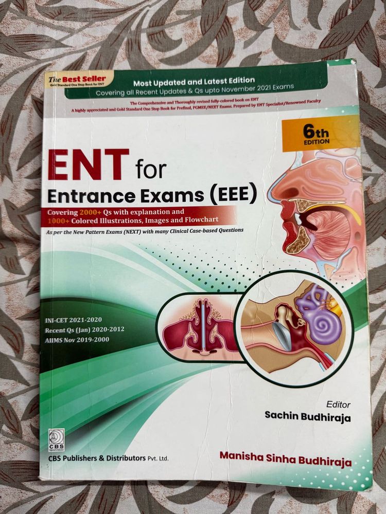 EEE ENT Book by Manisha Singha Buddhiraja