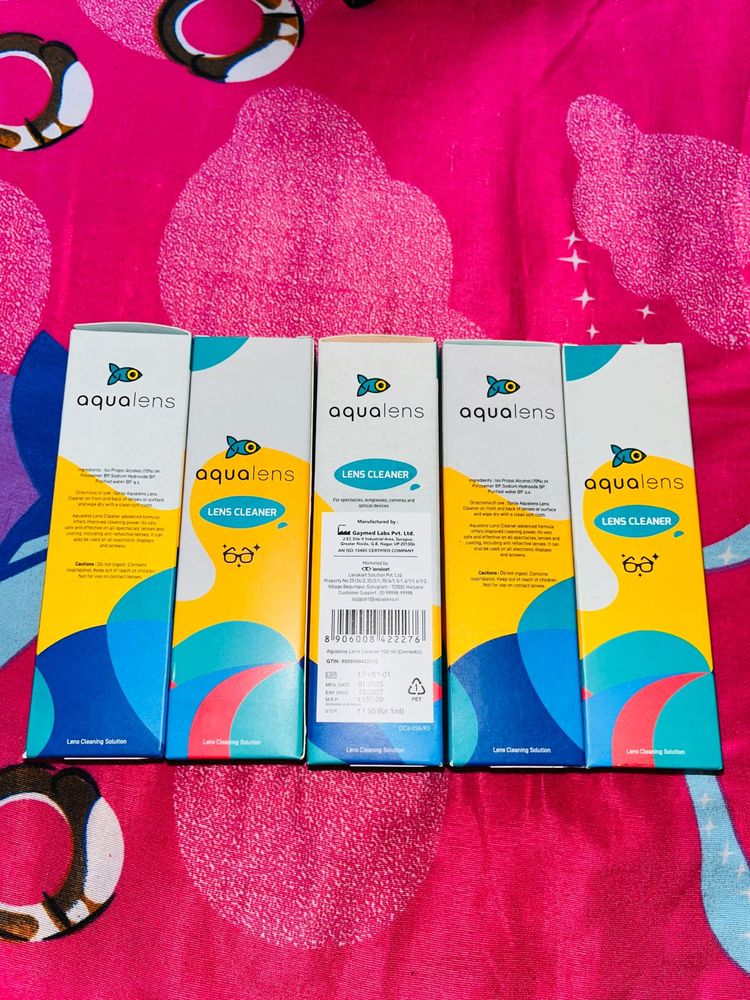 Lenskart Aqua Lens Cleaner Pack of 5(100ml Each)