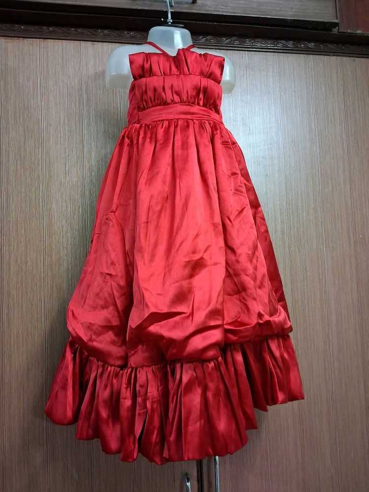 Red Party Dress 2 to 3 yer
