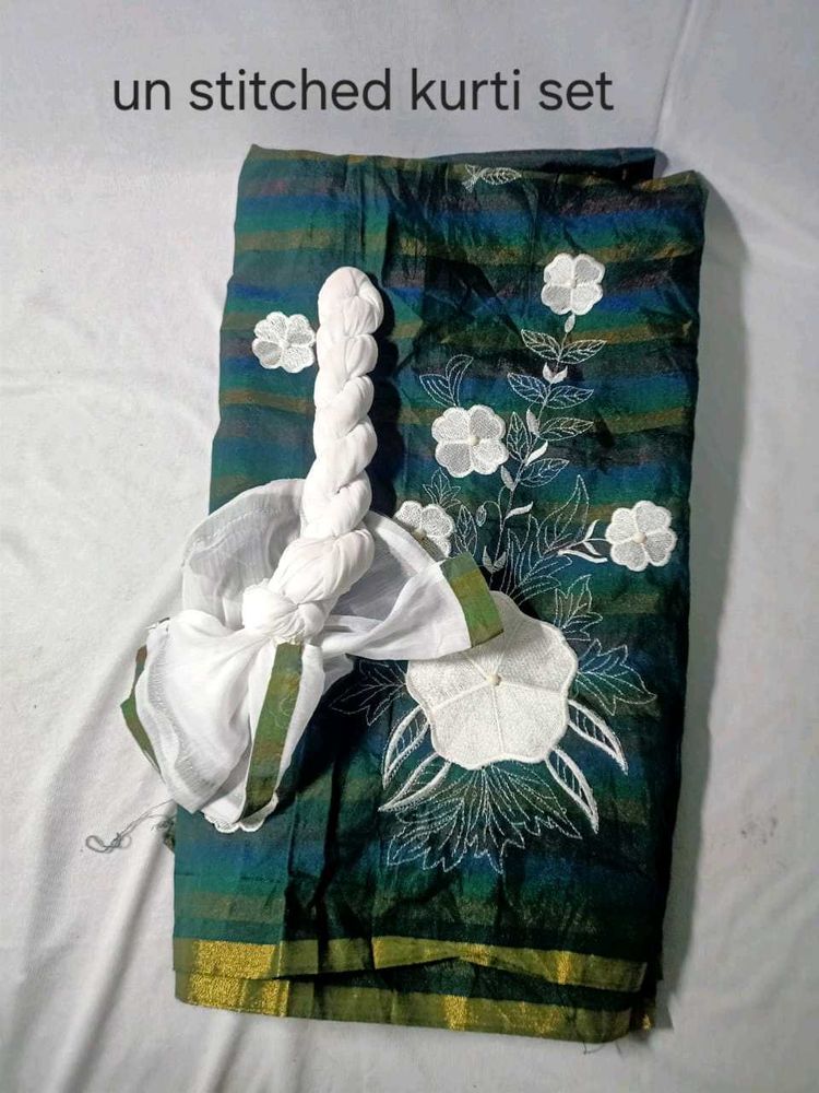 unstiched Kurt&#39;s set with embroidery