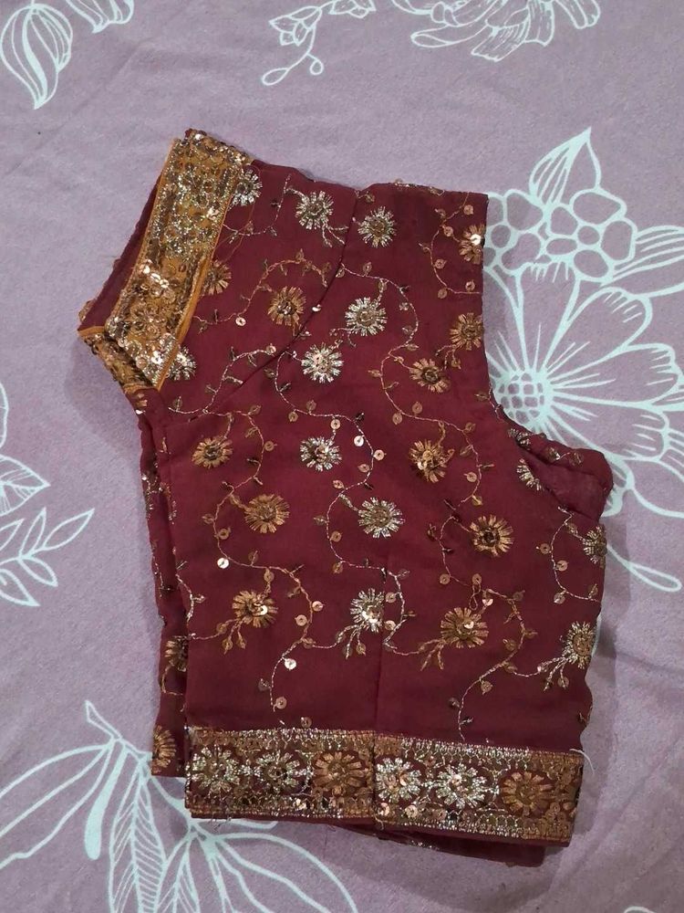 Front Open Designed Blouse