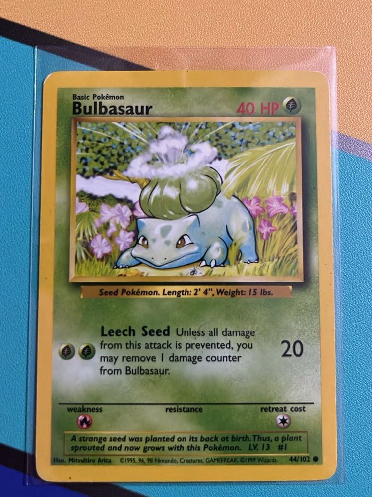 Bulbasaur Pokemon Card
